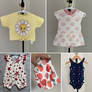 Baby Girls 6-9 Month Summer Bundle